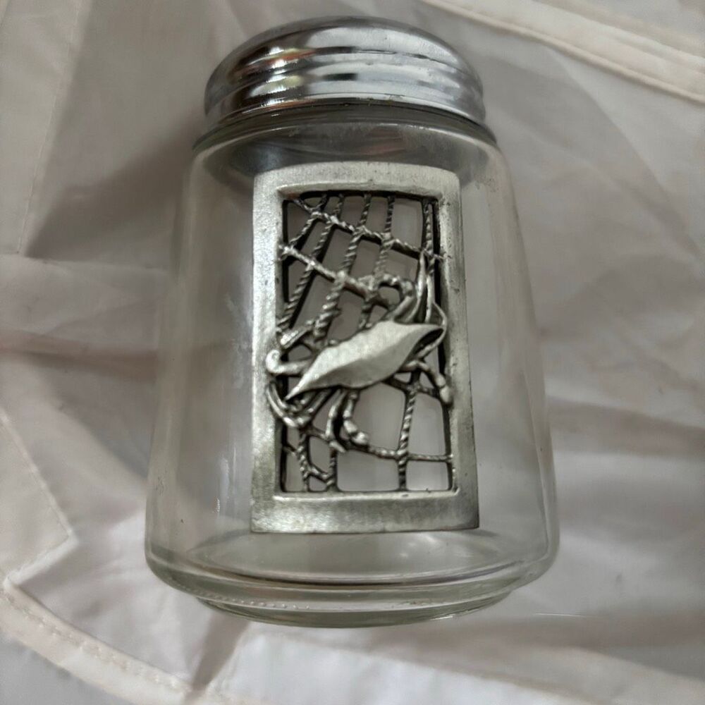 Salisbury Pewter Crab Net Glassware Spice Shaker